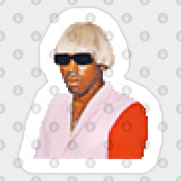 Tyler Pixel Sticker by DankFutura